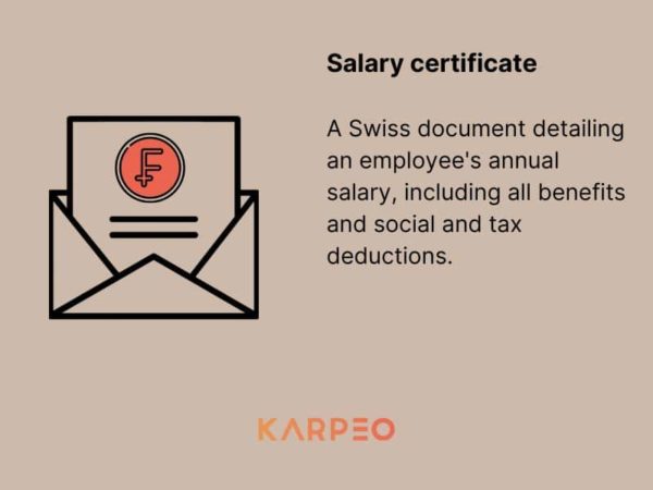 Swiss salary certificate