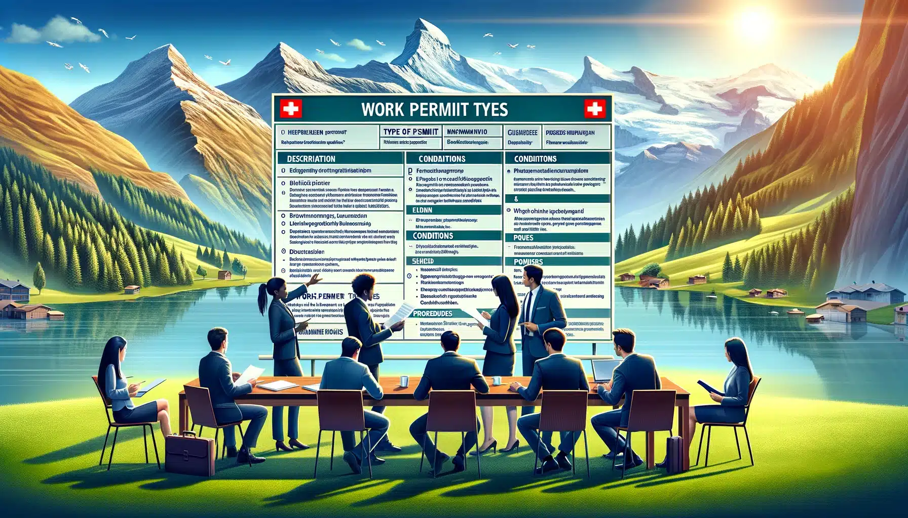 Work switzerland working permit b g l