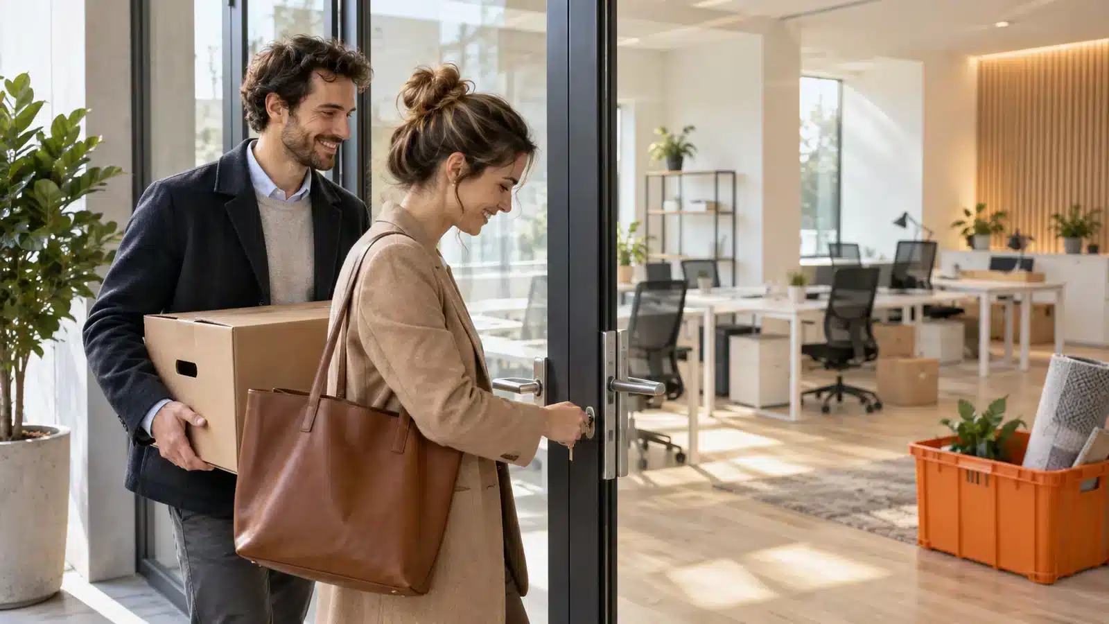Ouverture des portes d’un nouveau bureau pour une succursale.